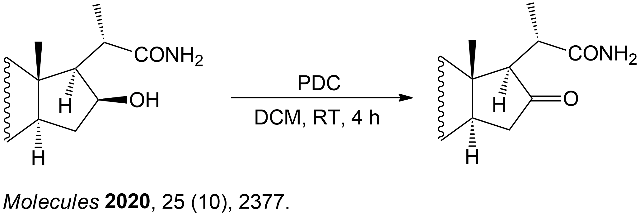 Oxidation of a secondary alcohol intermediate to an ketone. The groundwork to determine the product is similar to how a primary alcohol is converted.